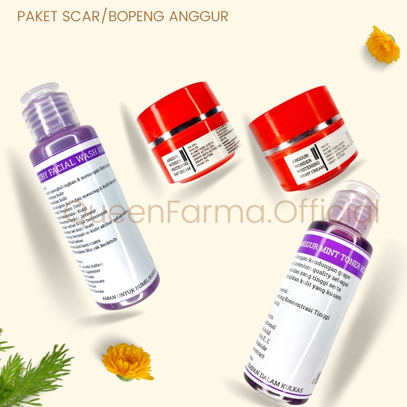 PAKET WINDER GLOWING BOPENG/SCAR || PAKET BOPENG ANGGUR || PAKET JERAWAT BOPENG || PAKET BOPENG