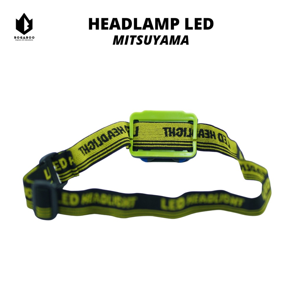 Headlamp Mitsuyama Mini 3 LED - Lampu Kepala -Lampu Mata Kucing