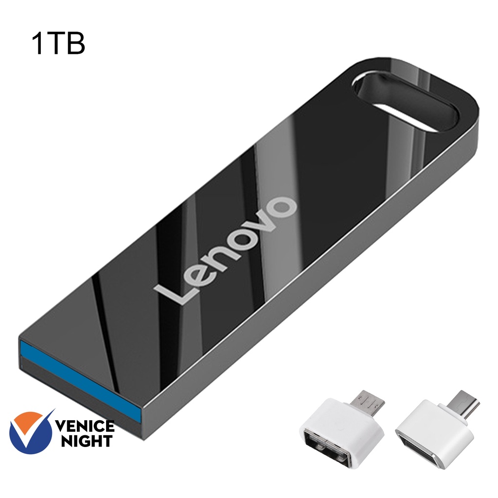 (CC) Lenovo Flashdisk USB 3.0 Kapasitas 1 / 2TB Bahan Metal