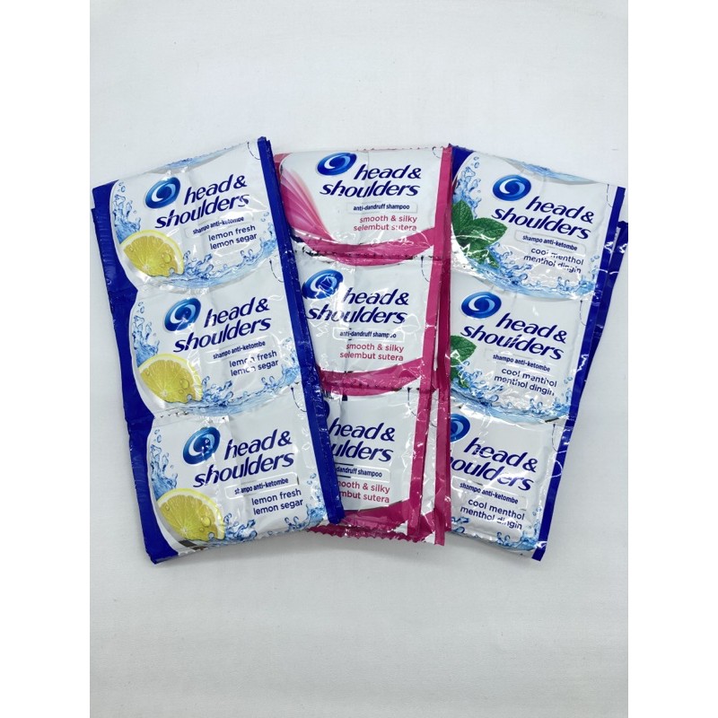 Shampo HEAD &amp; SHOULDERS SACHET 12x10ml