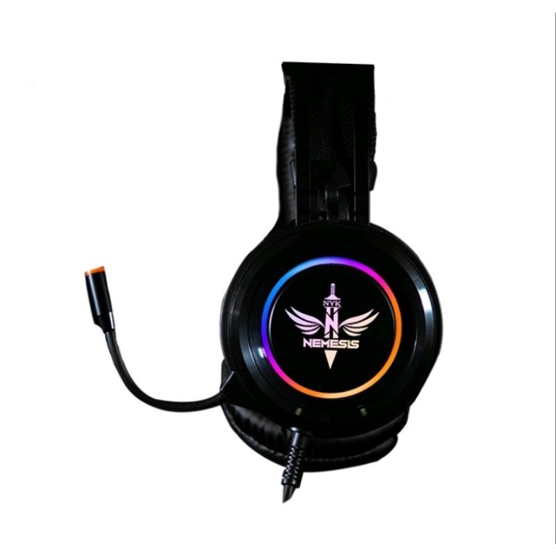 Headset Gaming Rgb Rubick Hs N09 - Free Audio Spliiter nyk