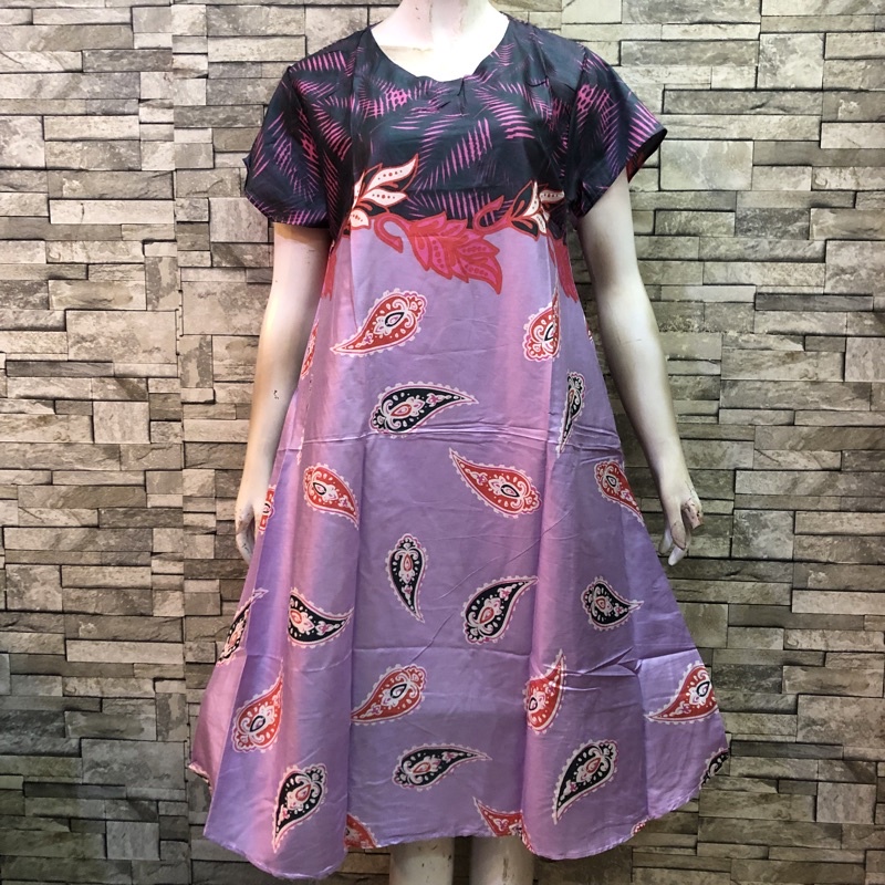 DASTER BALI MURAH MOTIF KEMBANG | BATIK AQILAH-OB 7