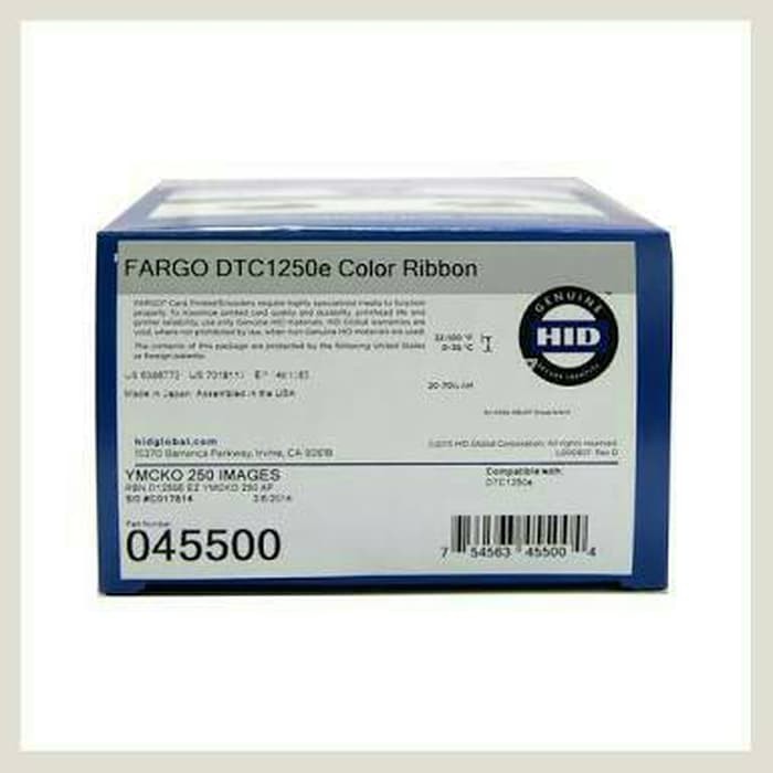 Ribbon Tinta Warna Fargo DTC1250e 045500