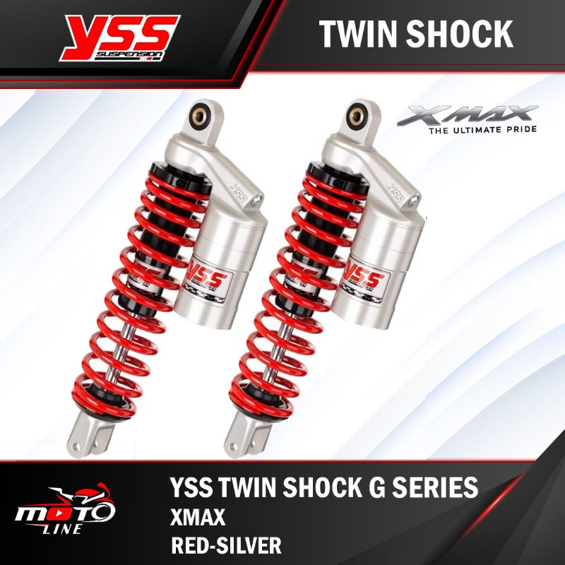 shock yss xmax G series red/silver