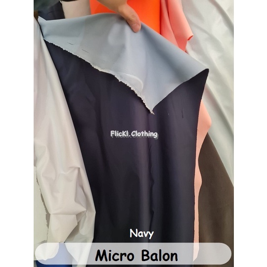 Bahan Kain Micro Balon Parasit Parasut Waterproof Jaket Jas Hujan Anti Air