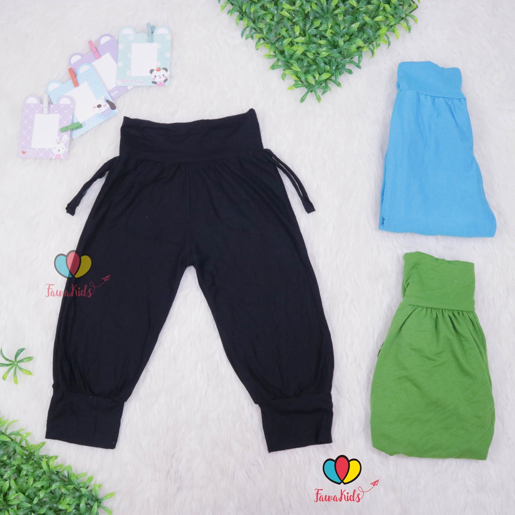 Aladin Polos uk 1-2 Tahun / Celana Anak Perempuan Harian Pants Kids Murah Adem Legging Polos Panjang