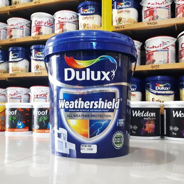 CAT TEMBOK DULUX WEATHERSHIELD WARNA 20 LITER WARNA STANDAR