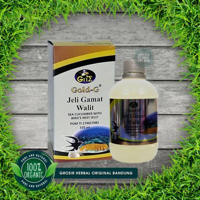 Jelly Gamat Gold G Walit 320ml Original | Jeli Gamat Walit Gold-G