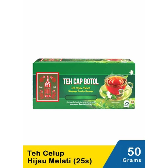 

Cap Botol Teh Celup Hijau 25X2g