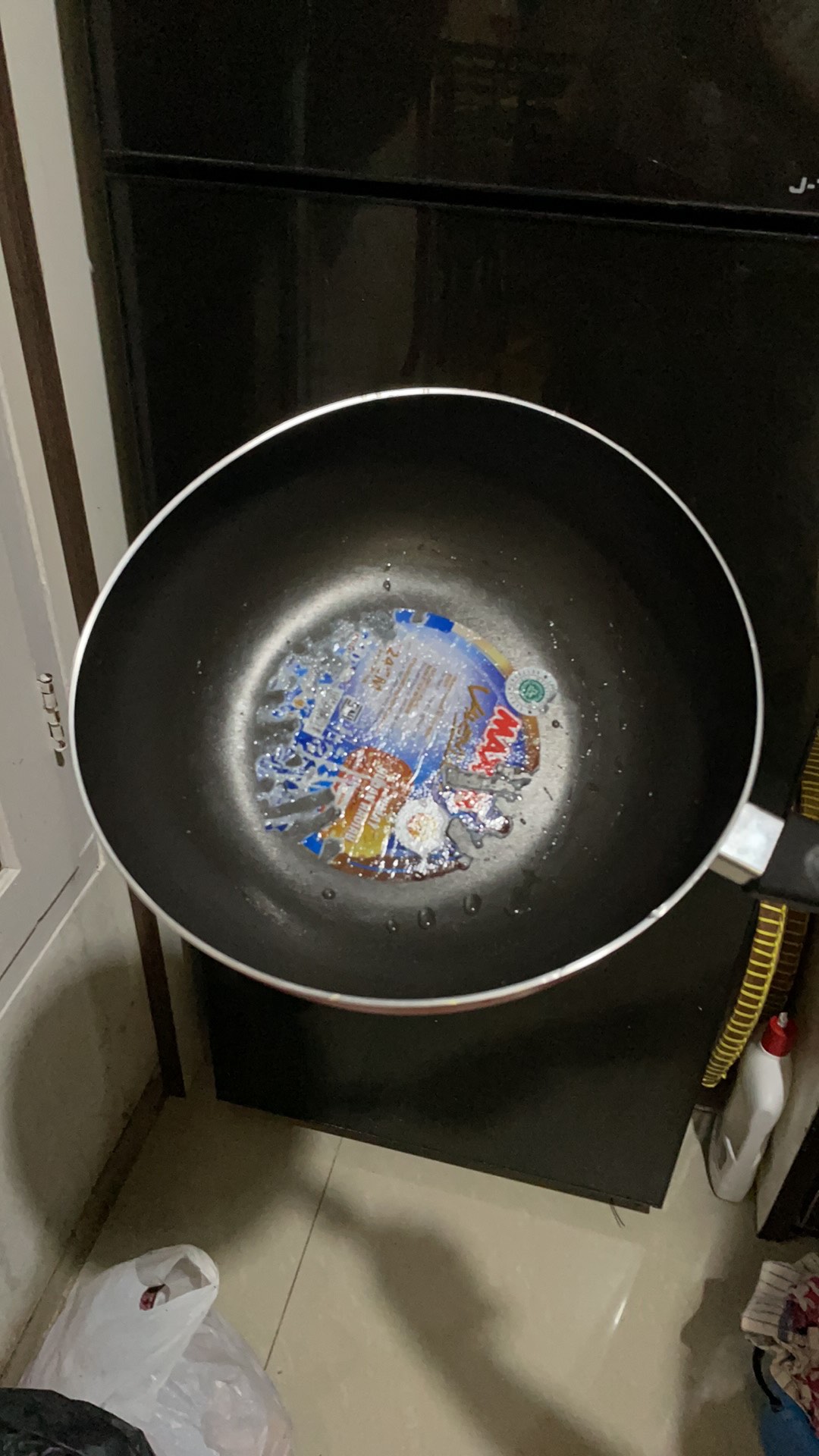 Teflon Fry Pan Valentino Maxim Deep Wok 24 Cm