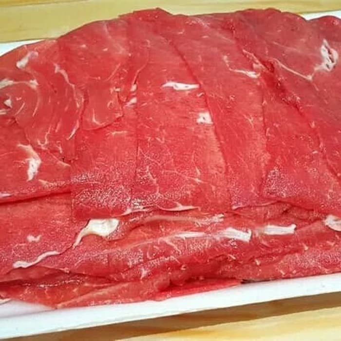 

Daging sapi slice import BEEF SLICE SUKIYAKI YAKINIKU SHABU - 500GR