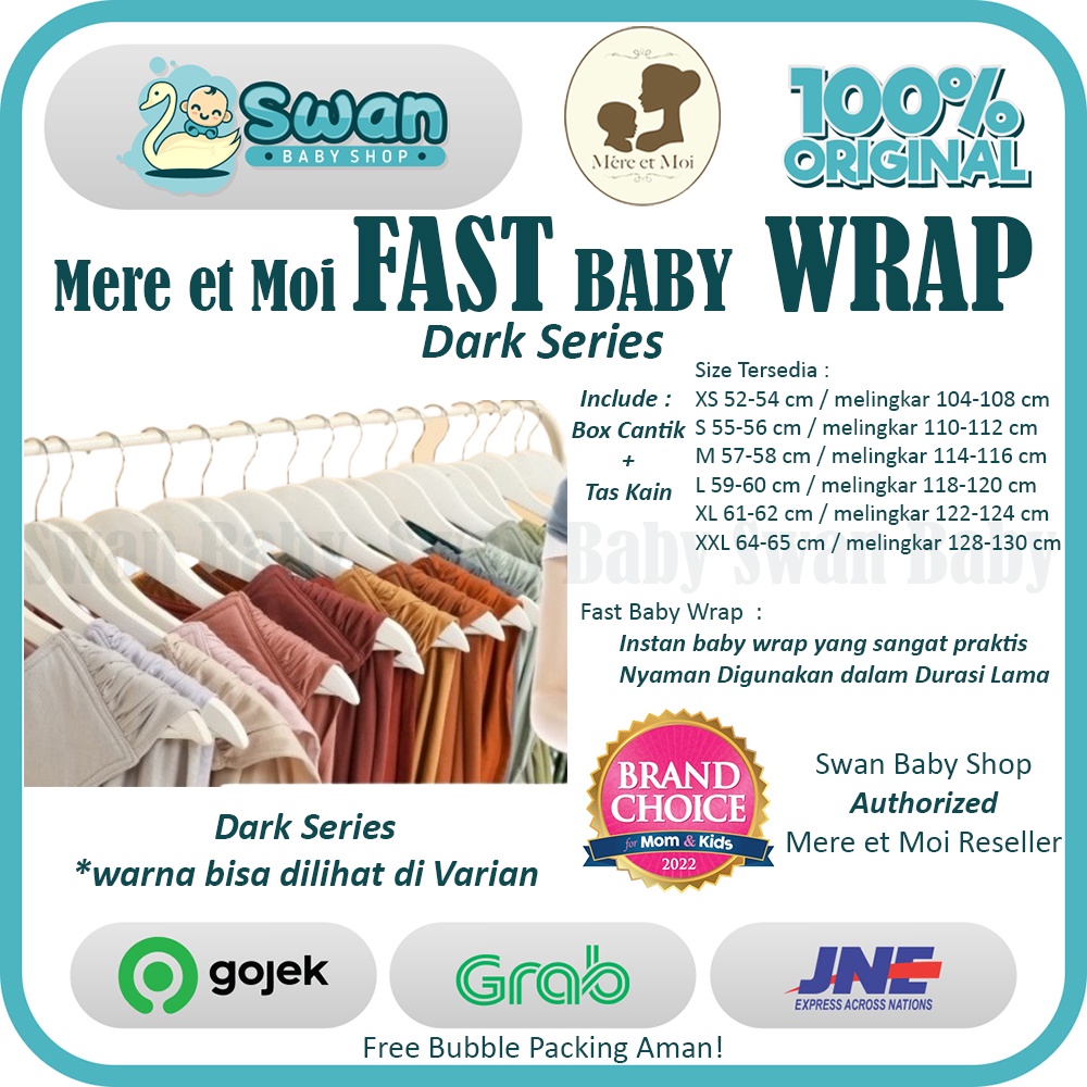 Mere - Fast Baby Wrap Dark Series Mere et Moi / Baby Wrap / Geos