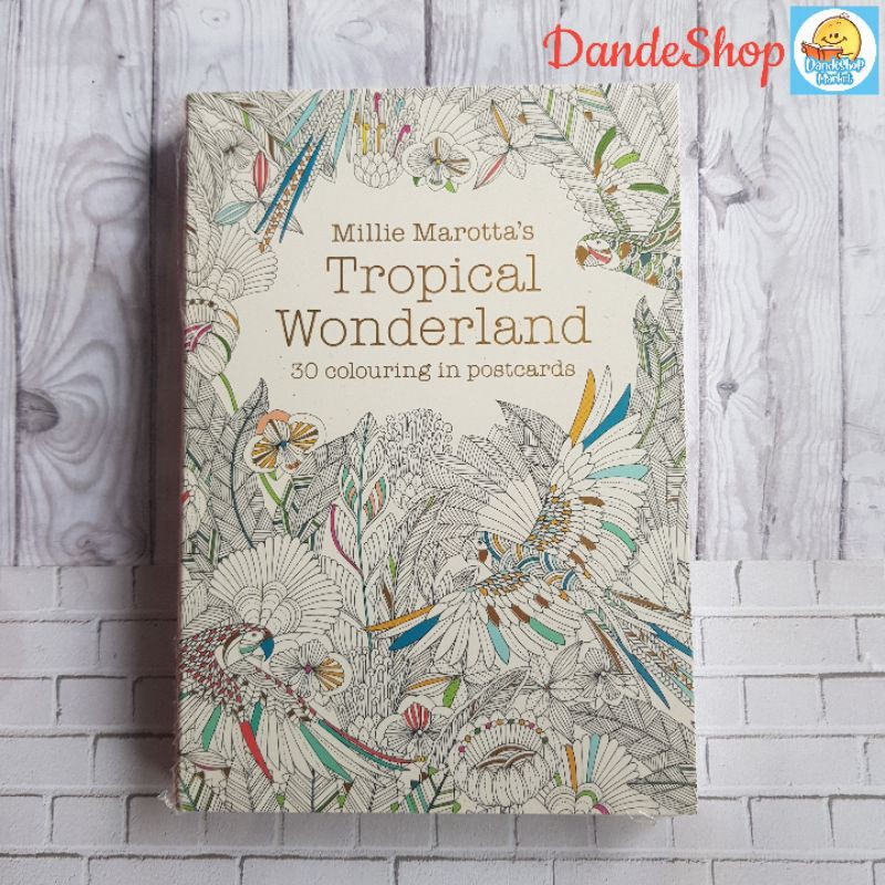 

Millie Marotta Tropical Wonderland - 30 Colouring in Postcards