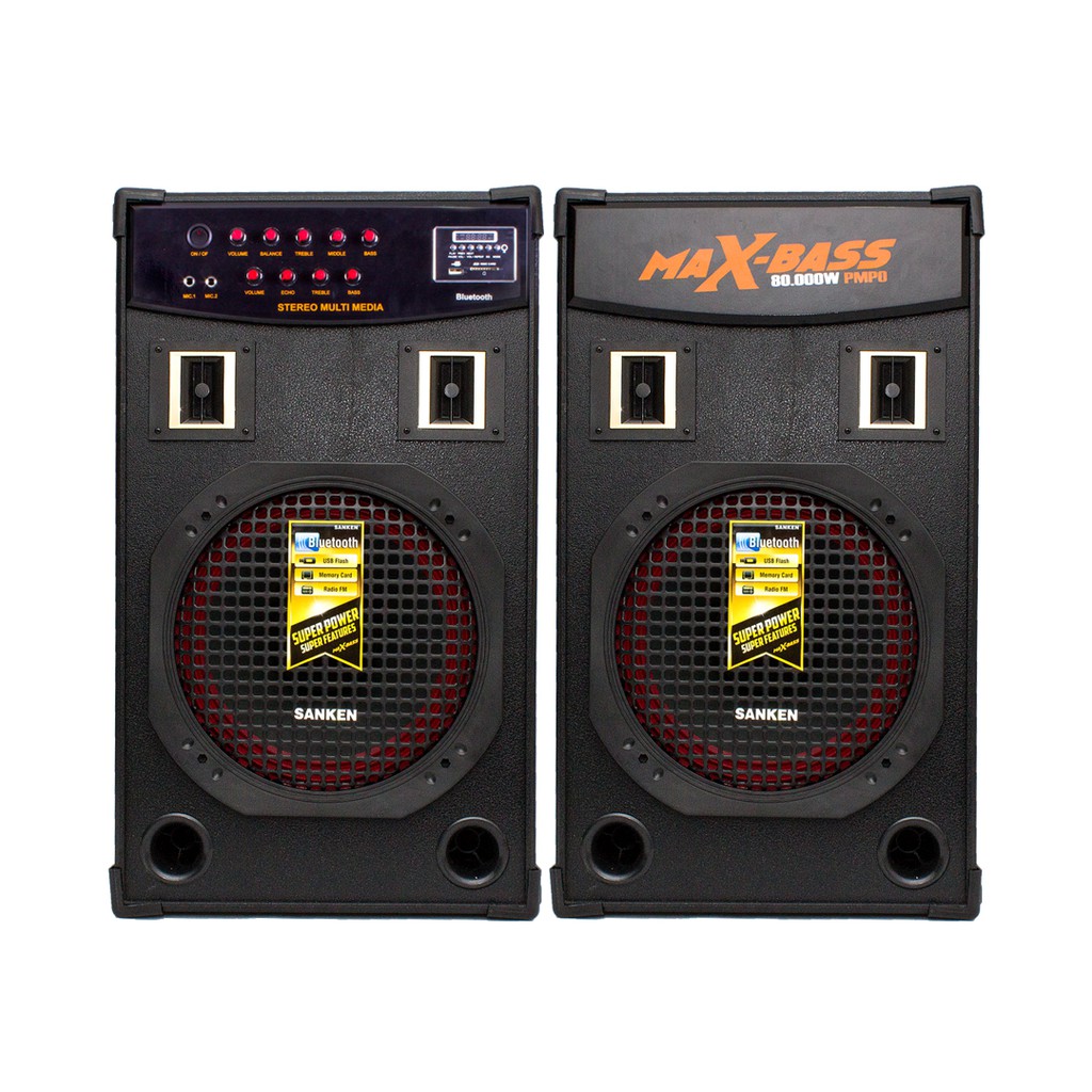 Speaker Aktif Sanken SMM-3500BU - Hitam