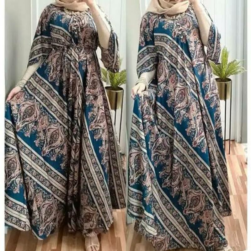 Gamis Terbaru 2021 Baju Muslim Wanita Gamis Luna Maya Dress Rayon Adem.Dingin