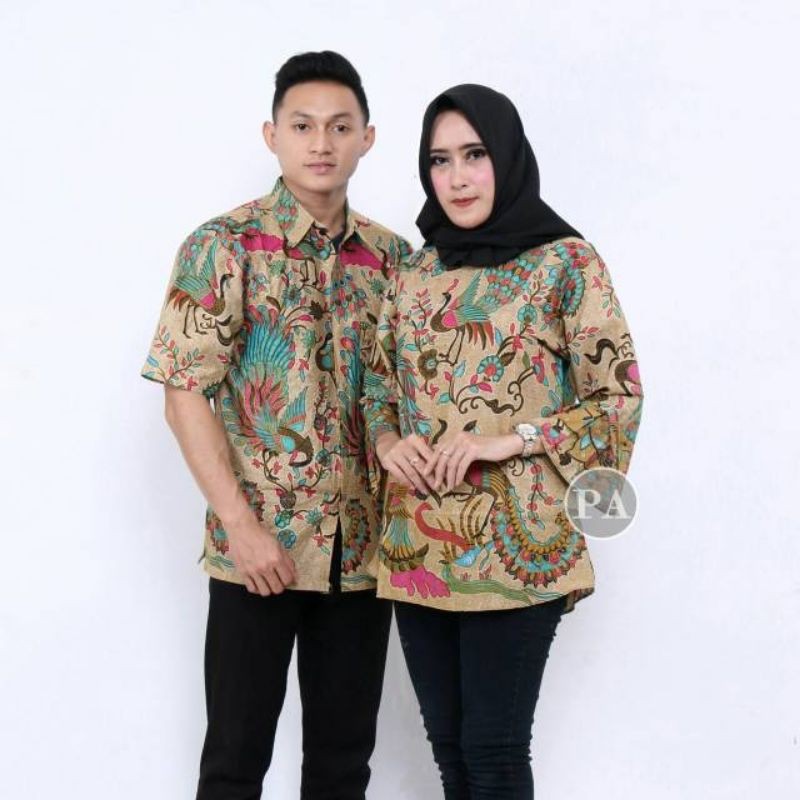 Maura Couple - Sania Ruffle Batik Couple