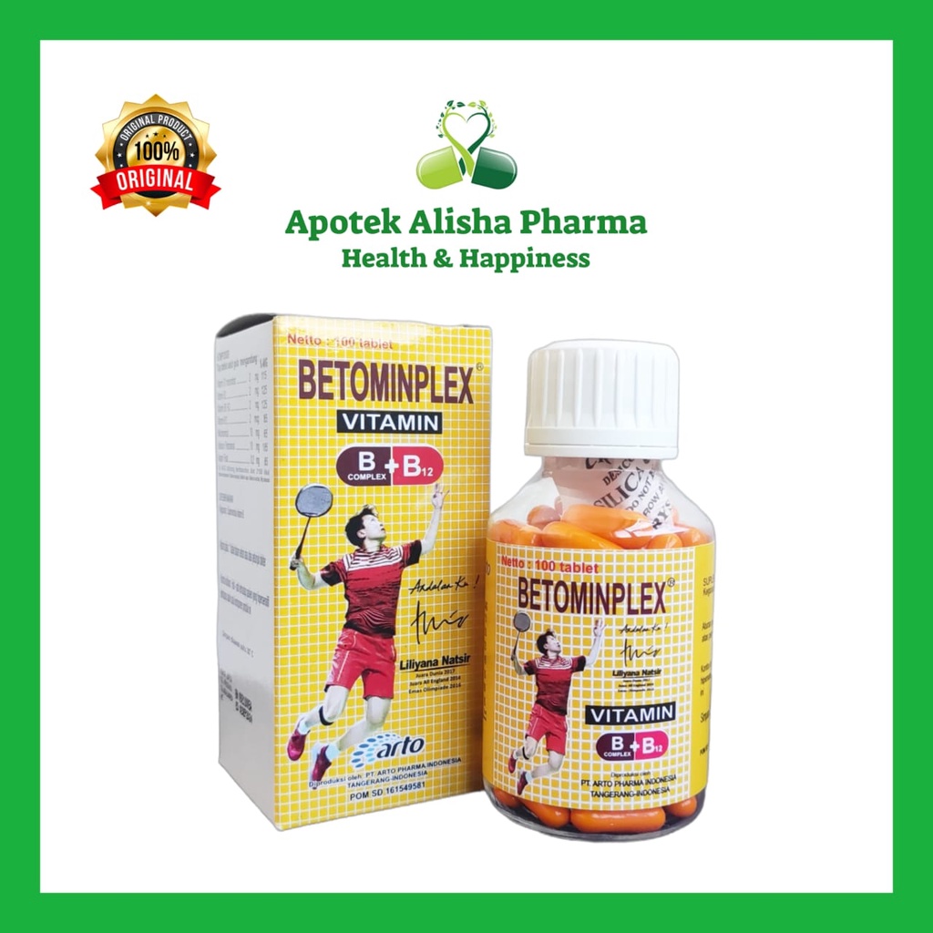 BETOMINPLEX isi 100 Tablet - Vitamin B Komplek