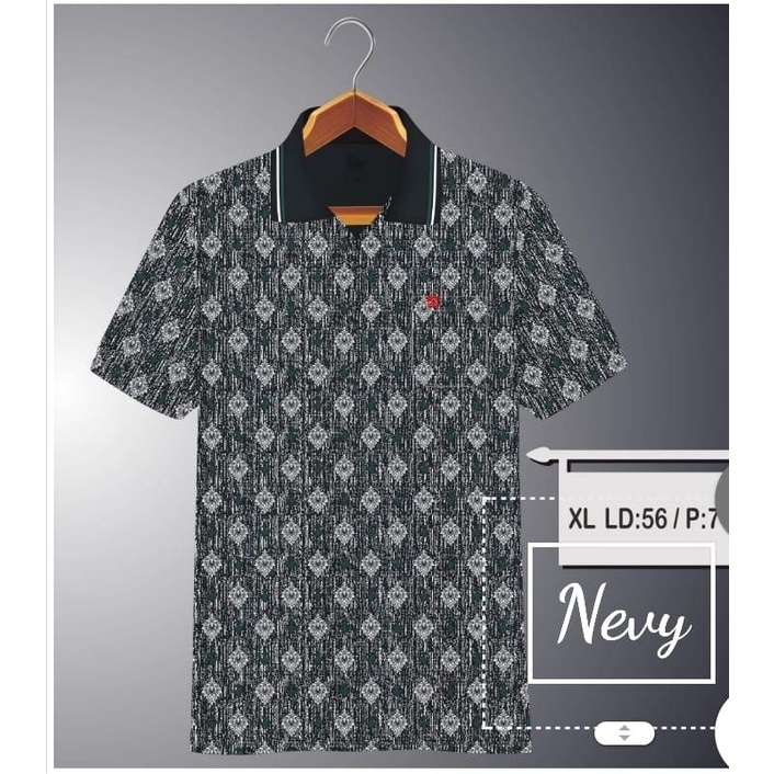 Kaospolos - Kaos kerah pria | kaos motif batik saku dewasa  | kaos polo shirt batik 06