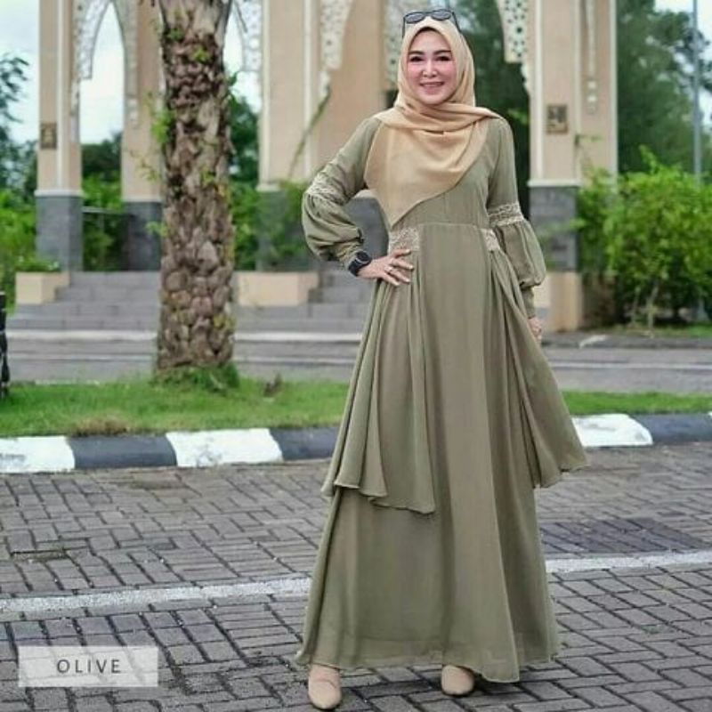 𝐁𝐢𝐬𝐚 𝐂𝐎𝐃 Gamis Ayana Dres kualiti premium