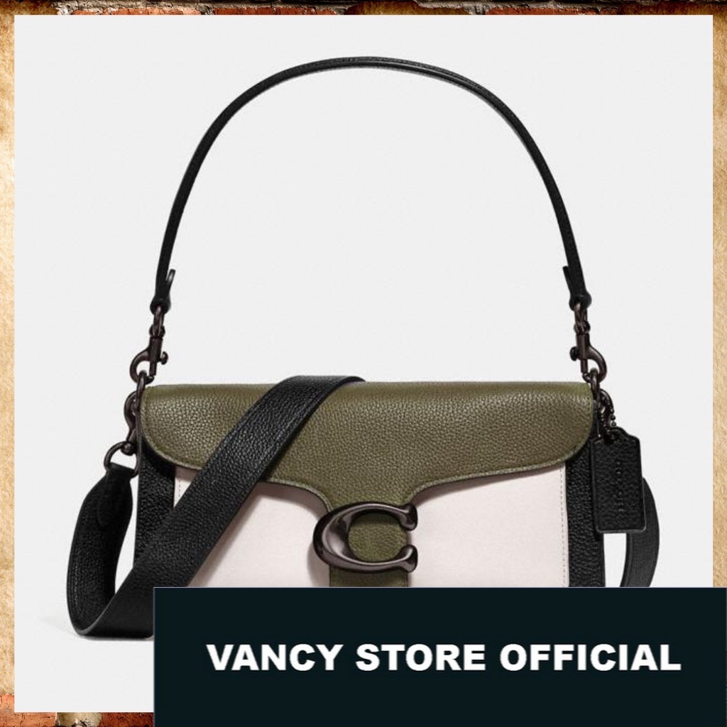 TAS ORIGINAL COACH - Tabby 26 In Colorblock Kelp [ FULL SET NEW WITH TAG ]