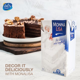  Krim Kocok  non dairy Whipping Cream UHT Monnalisa 1 liter 