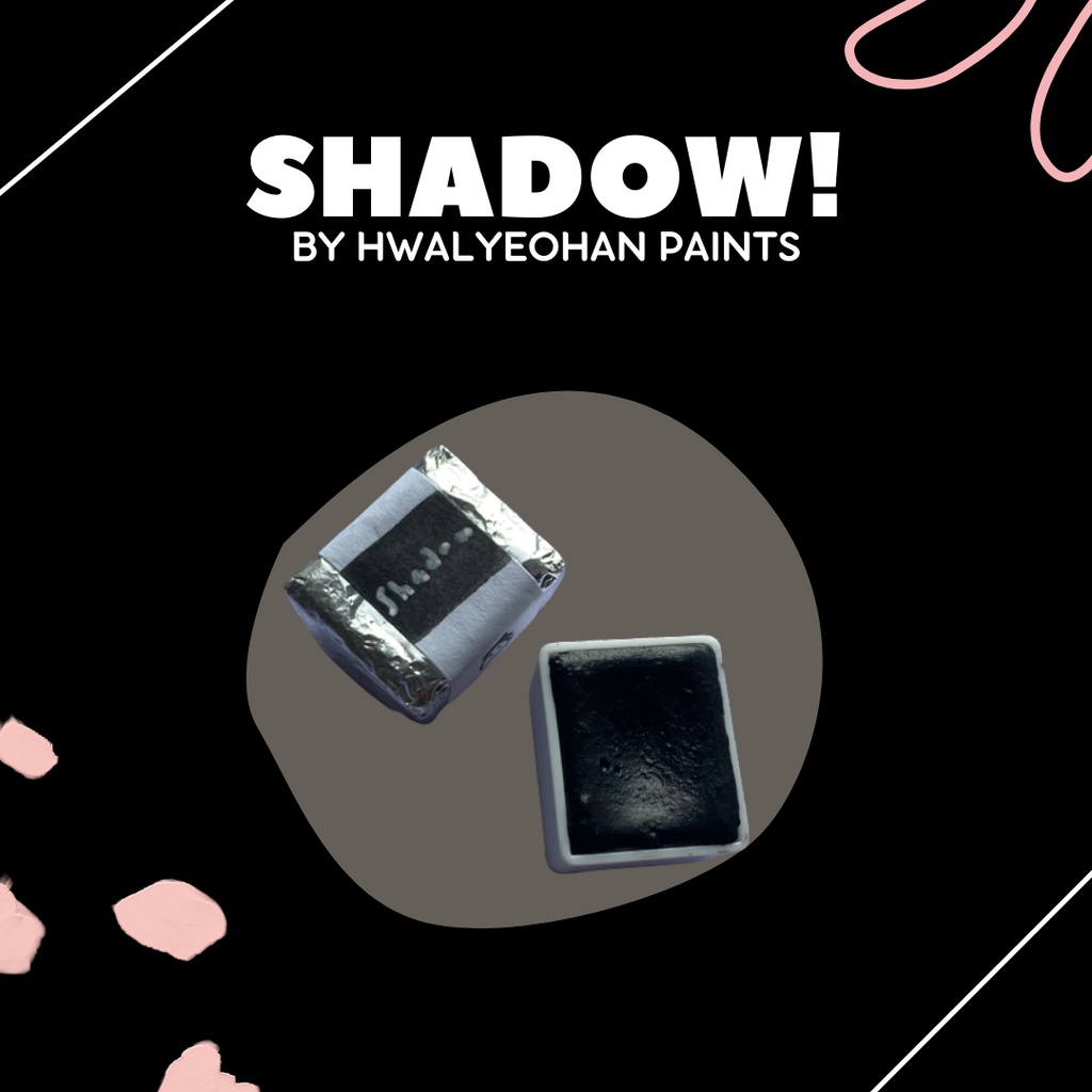 

Hwalyeohan Paints: SHADOW Individual handmade watercolor paint.