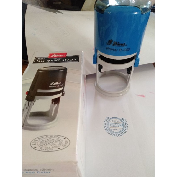 

Stempel Shiny R542 + costum Tulisan/ Design