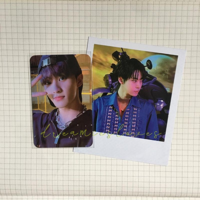 NCT 127 MD Photo Glow In The Dark Sticker Mark and Doyoung