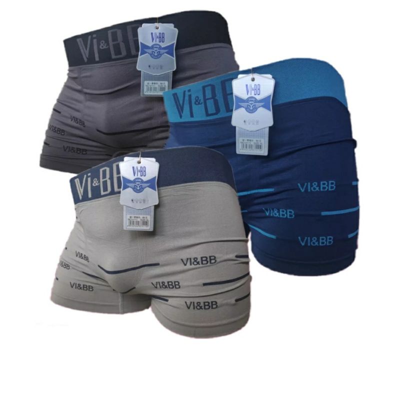 BOXER PREMIUM VIBB / VI&amp;BB KATUN M L XL XXL/ BAYAR DITEMPAT/ SEMPAK JUMBO /