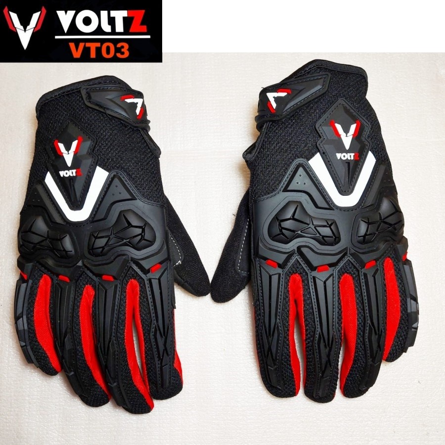 Sarung tangan motor Voltz VT03 touring touch screen Handphone Nyaman