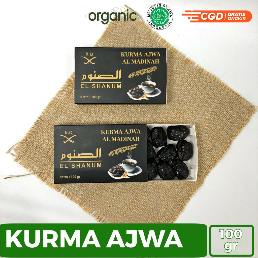 

Kurma Ajwa Madinah Paling Murah 100 Gram BQ / Kurma Ajwa Murah / Oleh Oleh Haji Umroh / Toko Kurma Maryam