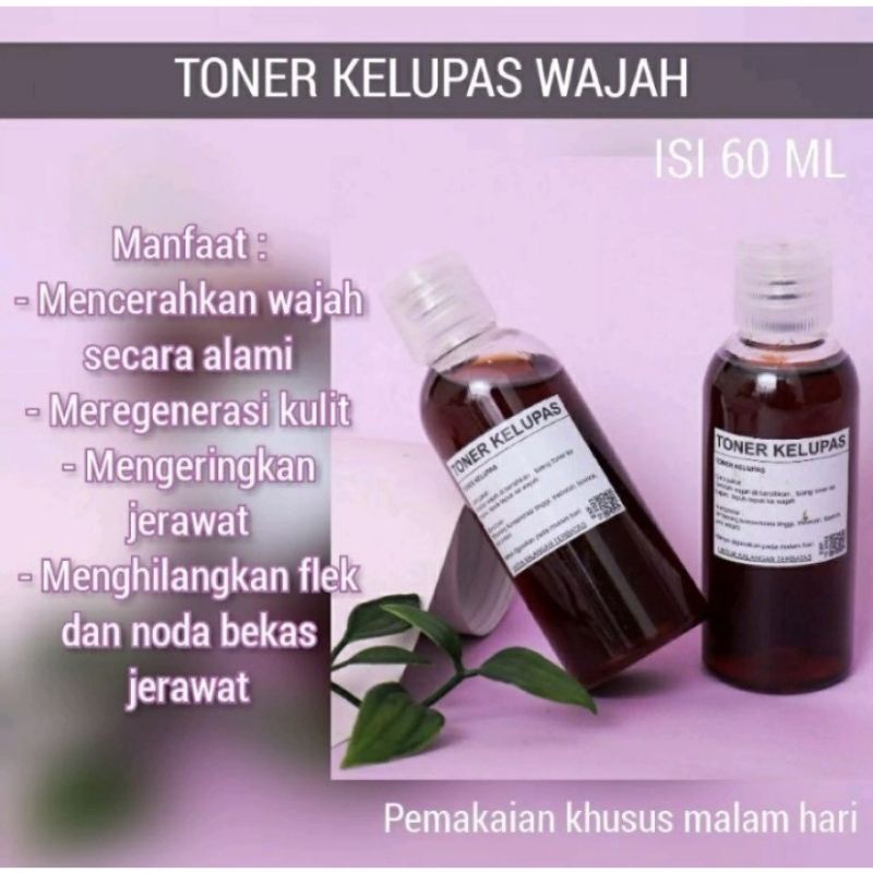TONER KELUPAS/TONER KELUPASAN/PENGHILANG FLEK HITAM 60ml