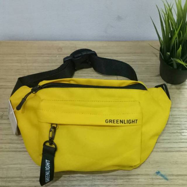 Tas selempang waistbag 3second yellow