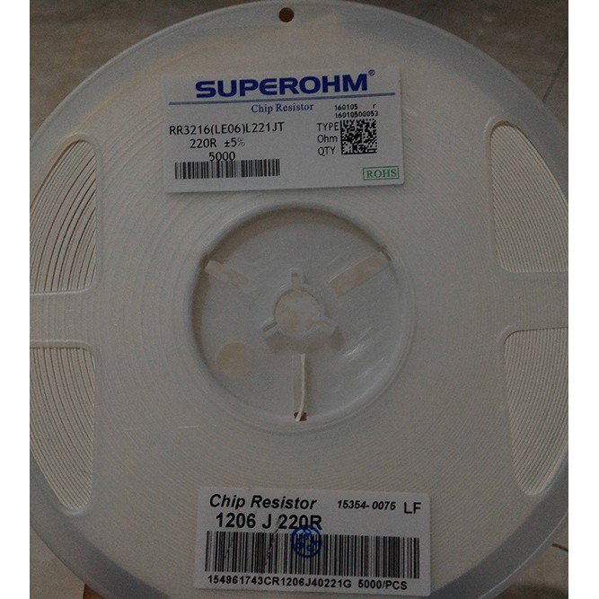 Resistor SMD1206 330 Ohm (10 Biji)