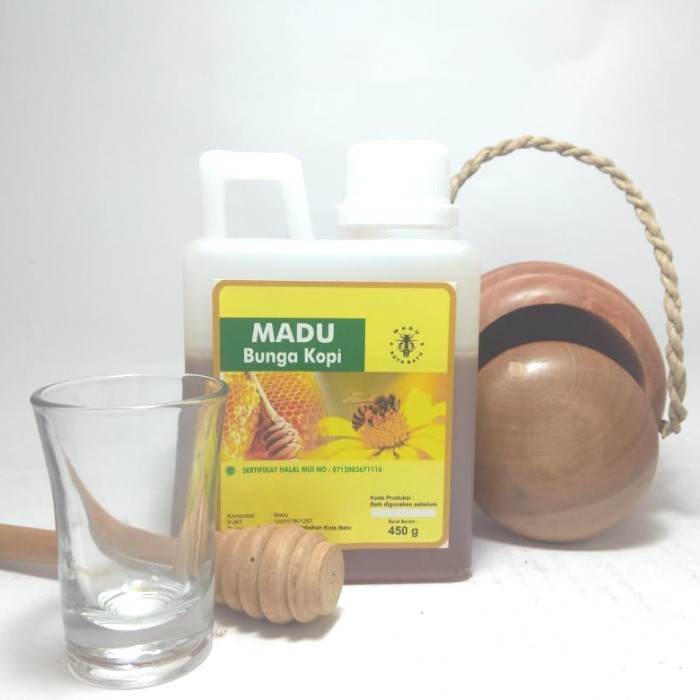 

MAdu Asli Murni Nektar Bunga Kopi Netto 450 gr Kemasan Jirigen