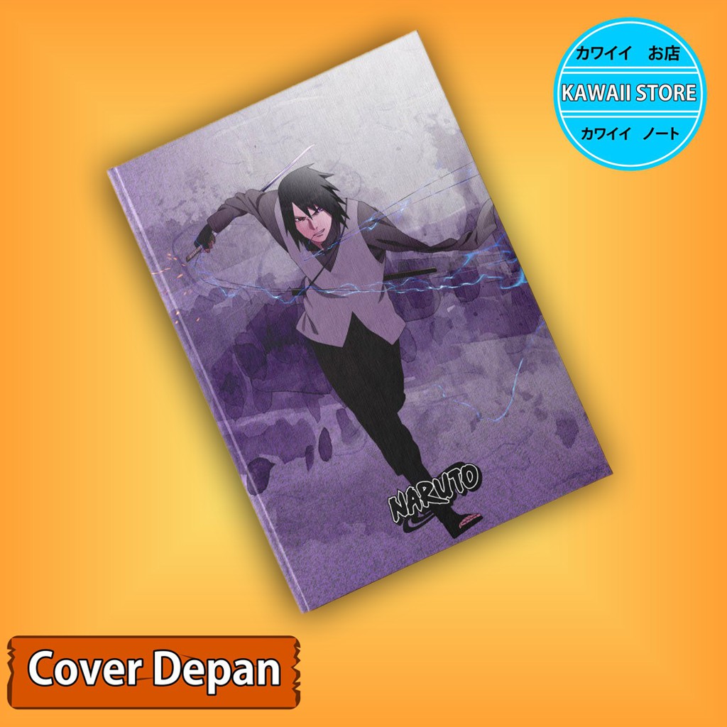 

Notebook / Pocket book Hard Cover Anime Naruto BORUTO UCHIHA SASUKE uk A5 & A6 / Notes Book