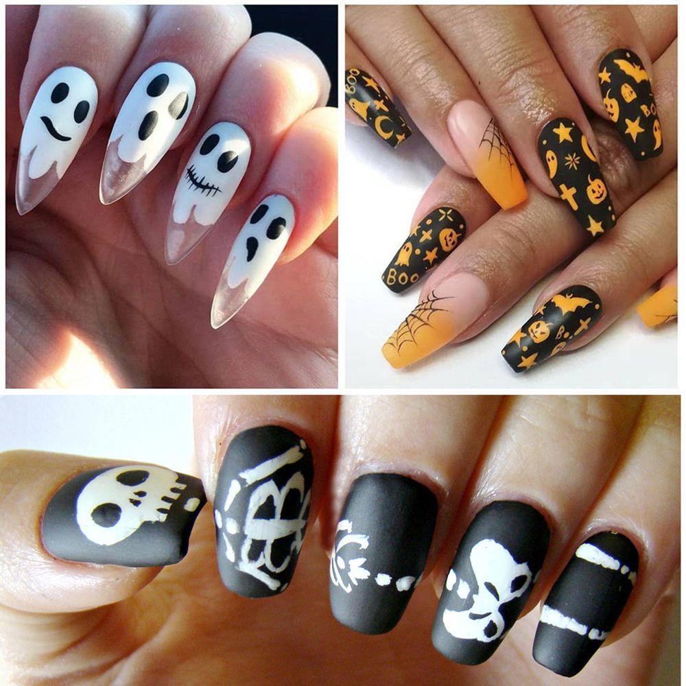 Preva Stiker Kuku Manicure Adhesive Decals Snake Halloween