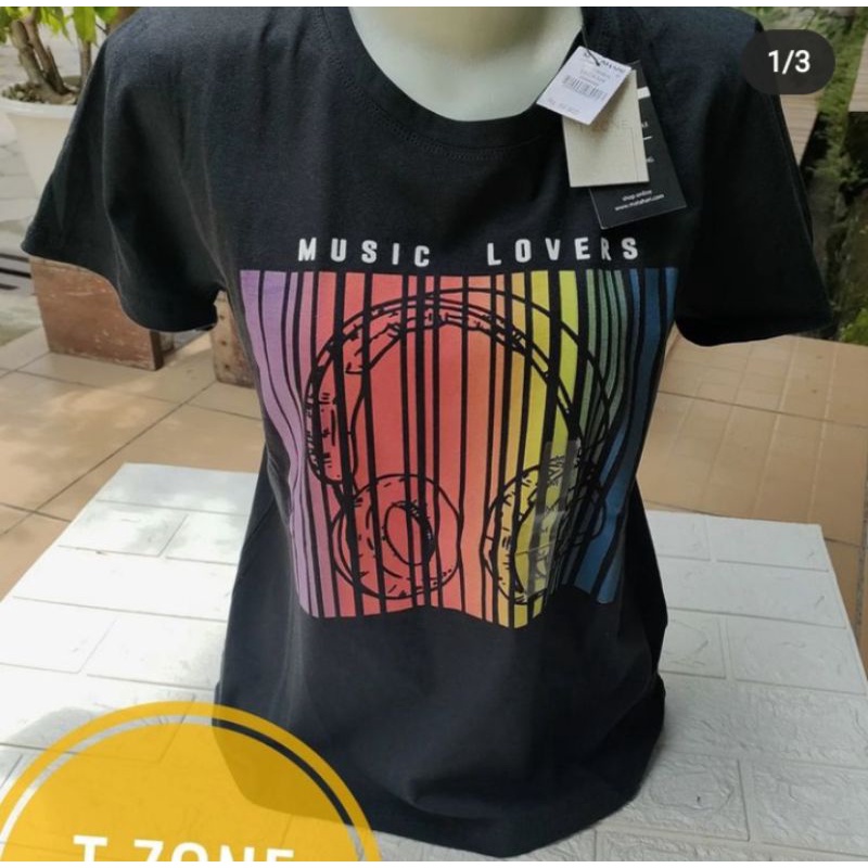 Kaos t zone cewek original branded matahari