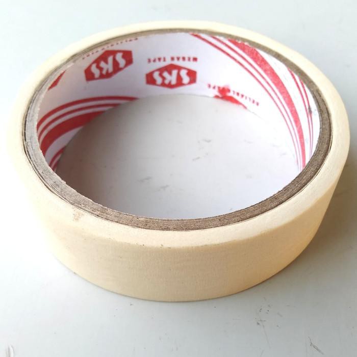 

Pakethemat Masking Tape Star 1"/Lakban Kertas Panjang 22Mtr Palingmurah