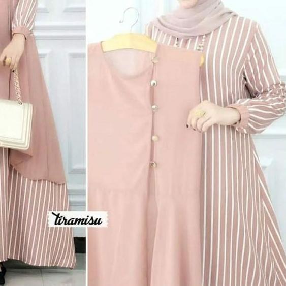 ➲ HELFARA SET MAXI BO BAHAN SYAKILA MIX CERUTY Dapat GAMIS+OUTHER TERPISAH ( TIDAK TERMASUK HIJAB ) 