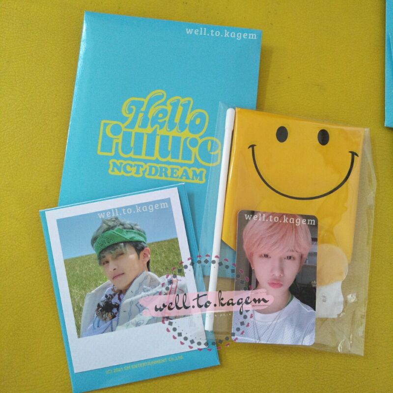 (booked) md mini balloon hello future pc jisung pola mark set