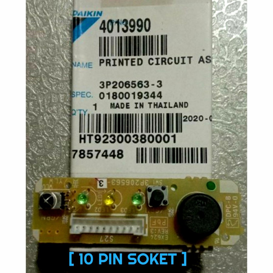 Sensor ac daikin R32 part 4013990 soket 10 pin