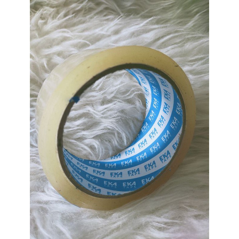 

Lakban Bening Tebal isolasi Tape Bening / Coklat Merk Ekatape 45mm Murah Harga Grosir Termurah