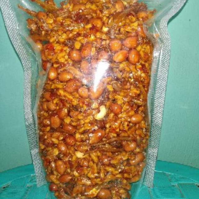 Kering Tempe Teri Super Kacang Tanah Bali Orek Tempe Shopee Indonesia