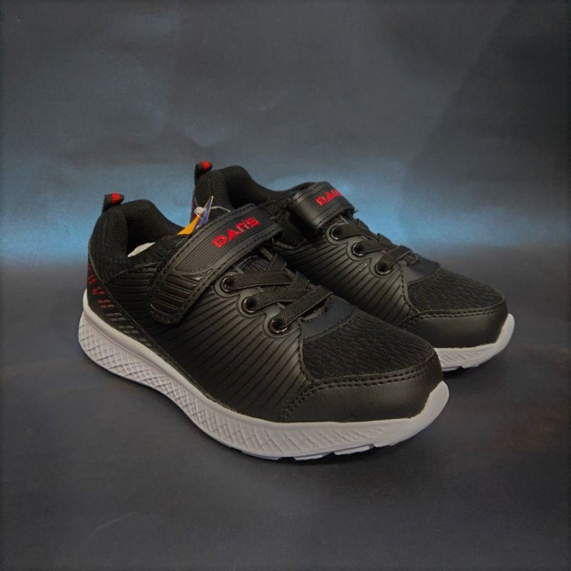Sepatu Anak Sekolah Dans Darin Hitam Merah