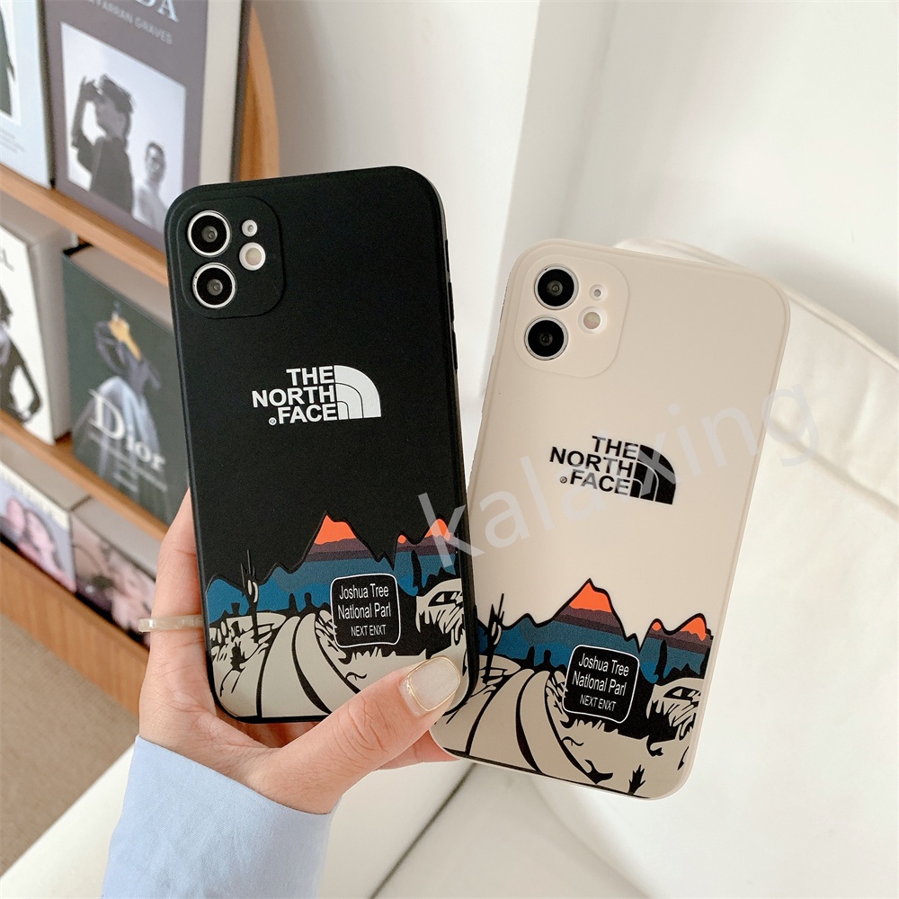 Case Pola Tepi Kotak Untuk iPhone 13 Pro Max 13 mini 12 ProMax 11 Pro Xs Max 7Plus 8Plus