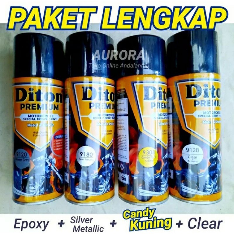 Jual Paket Lengkap Pilok Diton Premium Epoxy Primer Grey Silver