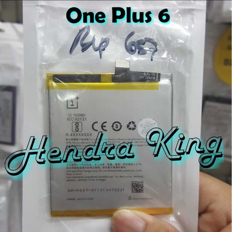 baterai oneplus 6 battery BLP657