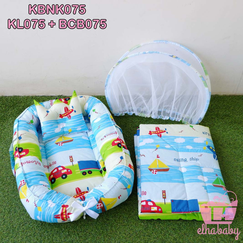 Kasur Bayi Kelambu Kolam Baby Nest Perlengkapan Tidur Baby Bedding Set Kado Lahiran Terlaris