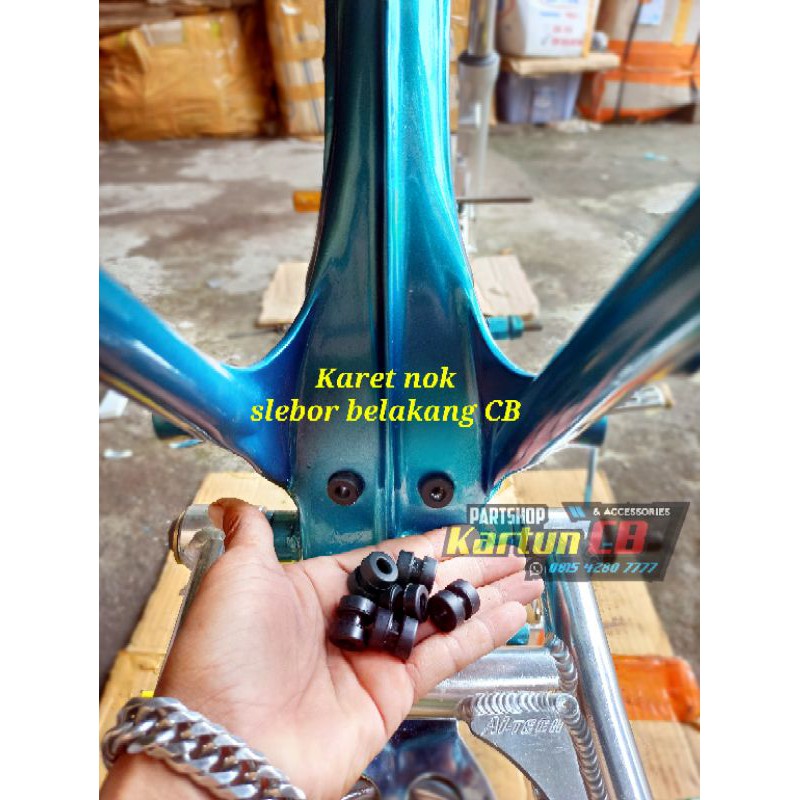 Karet nok slebor belakang CB / ganjel slebor belakang CB